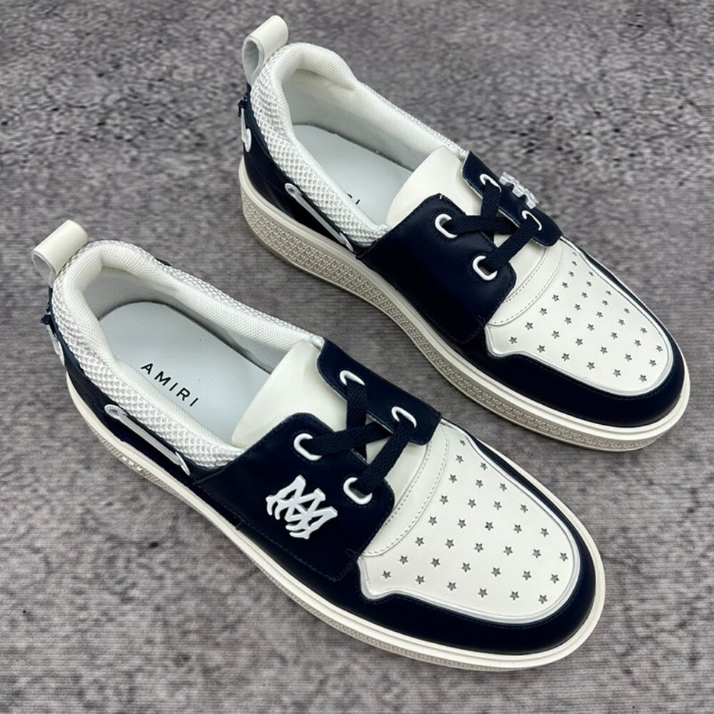 Amiri Black & White Casual Flats - Picture 3 of 6